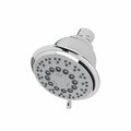 American Imaginations Chrome Wall Mount Chrome Round Shower Head AI-37761